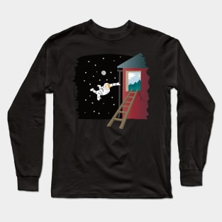 An astronaut in another dimension Long Sleeve T-Shirt